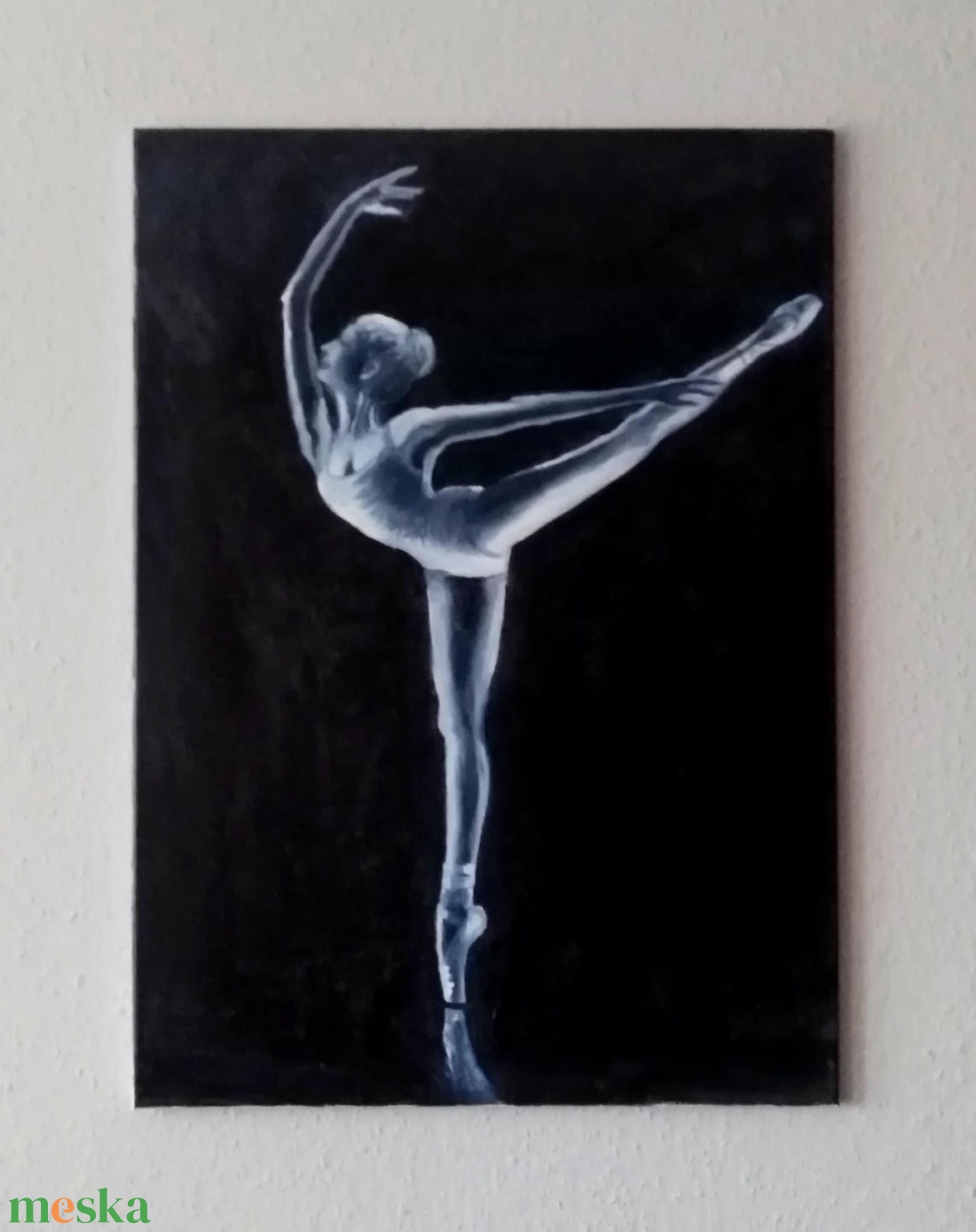 Balett - művészet - festmény - olajfestmény - Meska.hu