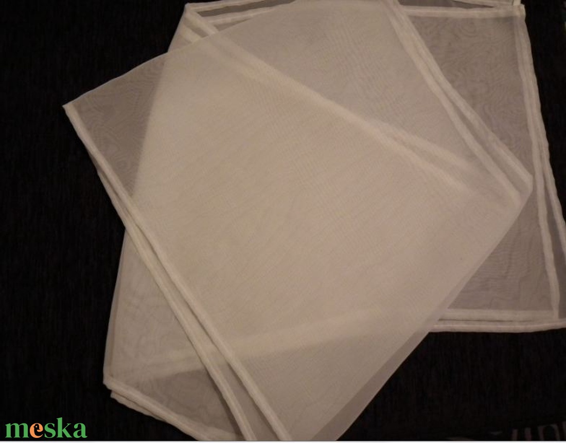 Muszlin stóla, vállkendő - tört fehér - esküvő - kiegészítők - bolero és válltakaró - Meska.hu