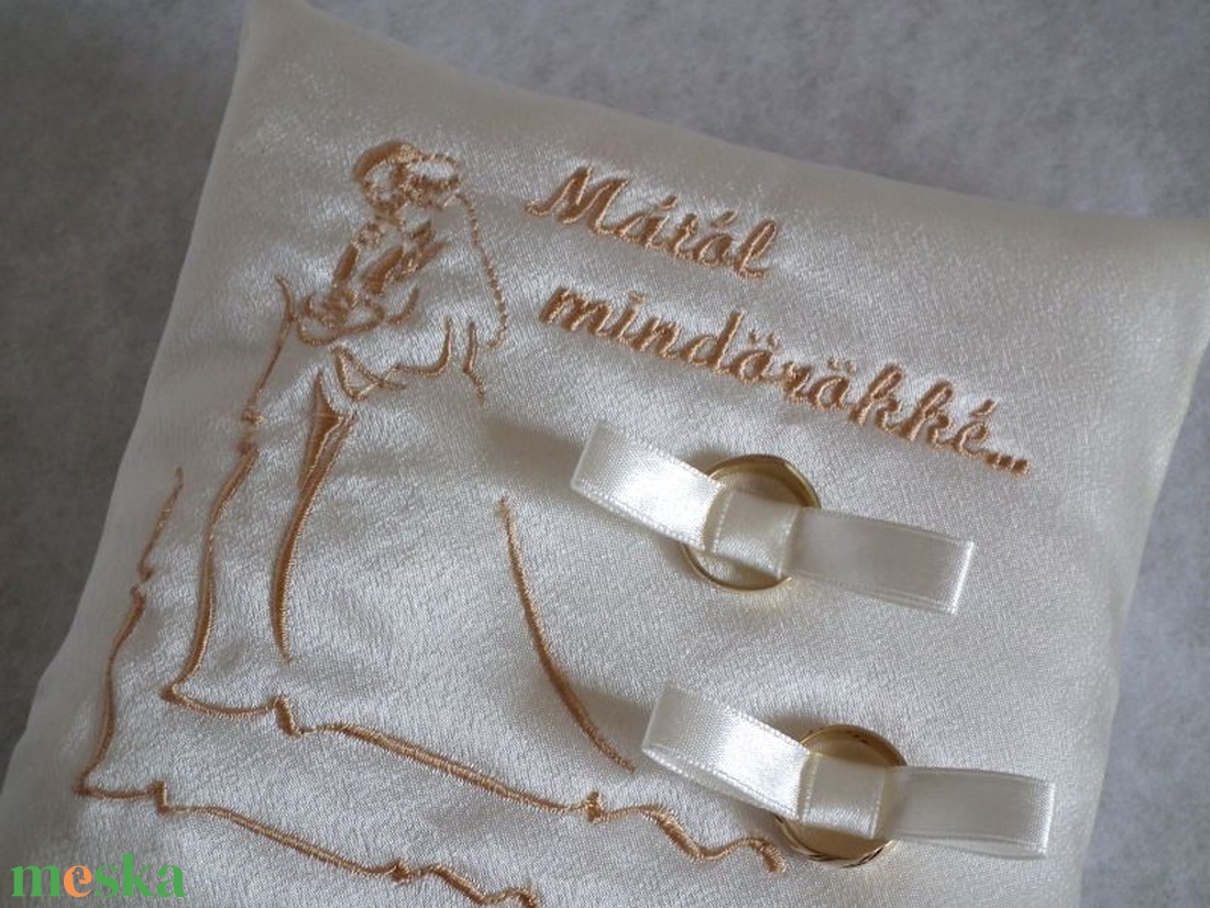 Mától mindörökké... gyűrűpárna - esküvő - kiegészítők - gyűrűtartó & gyűrűpárna - Meska.hu Mától mindörökké... gyűrűpárna - esküvő - kiegészítők - gyűrűtartó & gyűrűpárna - Meska.hu