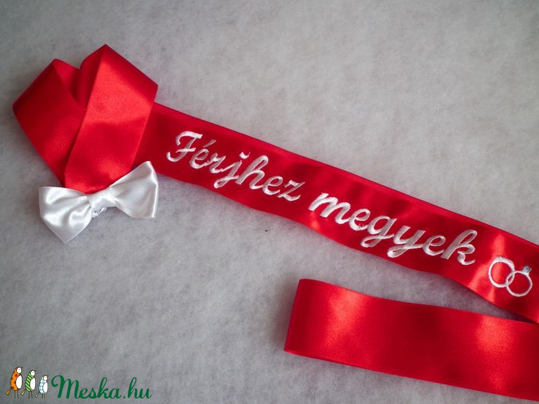 Férjhez megyek vállszalag lánybúcsúra - - Meska.hu Férjhez megyek vállszalag lánybúcsúra - - Meska.hu