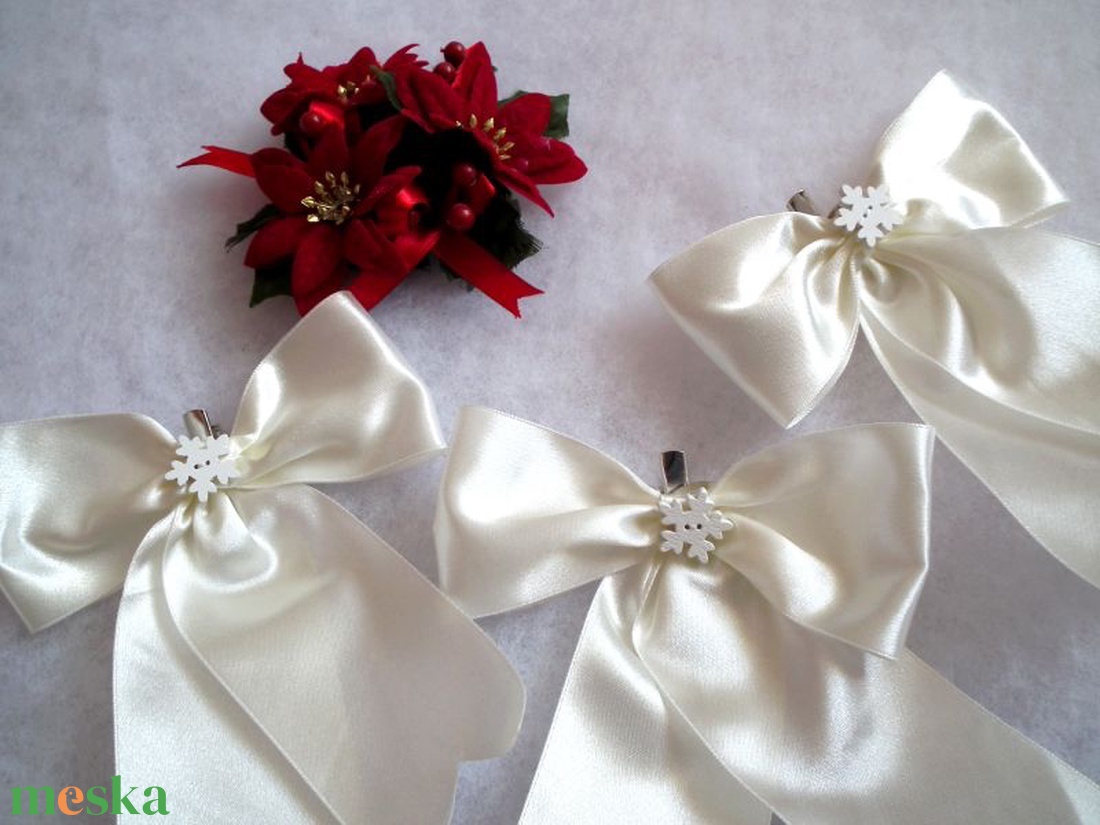 Nagy masni karácsonyfadísz hópihével - karácsony - karácsonyi lakásdekoráció - karácsonyfadíszek - Meska.hu