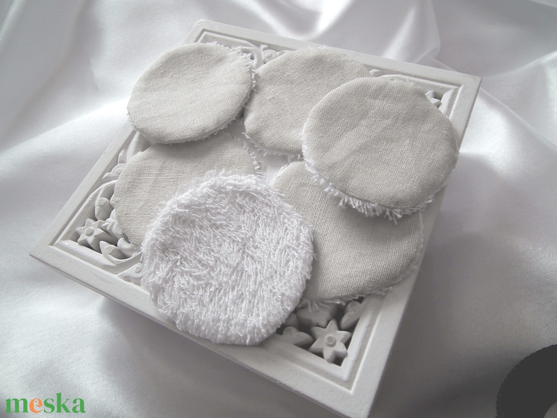 Mosható textil arctisztító korong - szépségápolás - arcápolás - arctisztító korong - Meska.hu