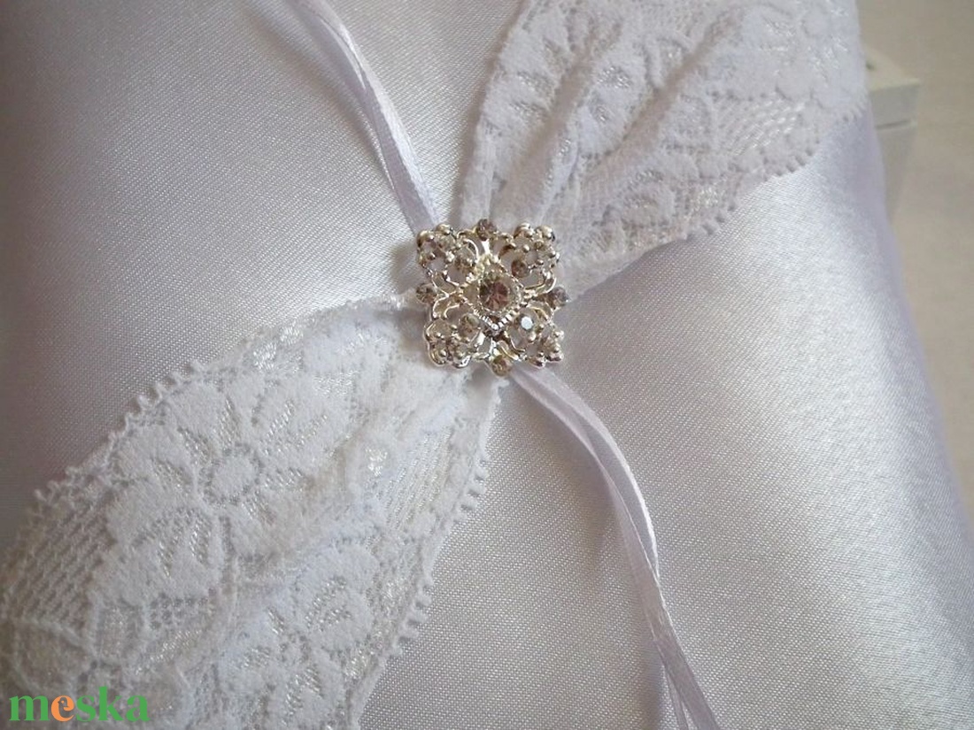 Jégvirág gyűrűpárna  - esküvő - kiegészítők - gyűrűtartó & gyűrűpárna - Meska.hu