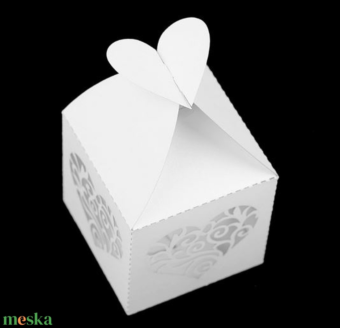 Szíves köszönetajándék dobozka  - esküvő - emlék & ajándék - doboz - Meska.hu