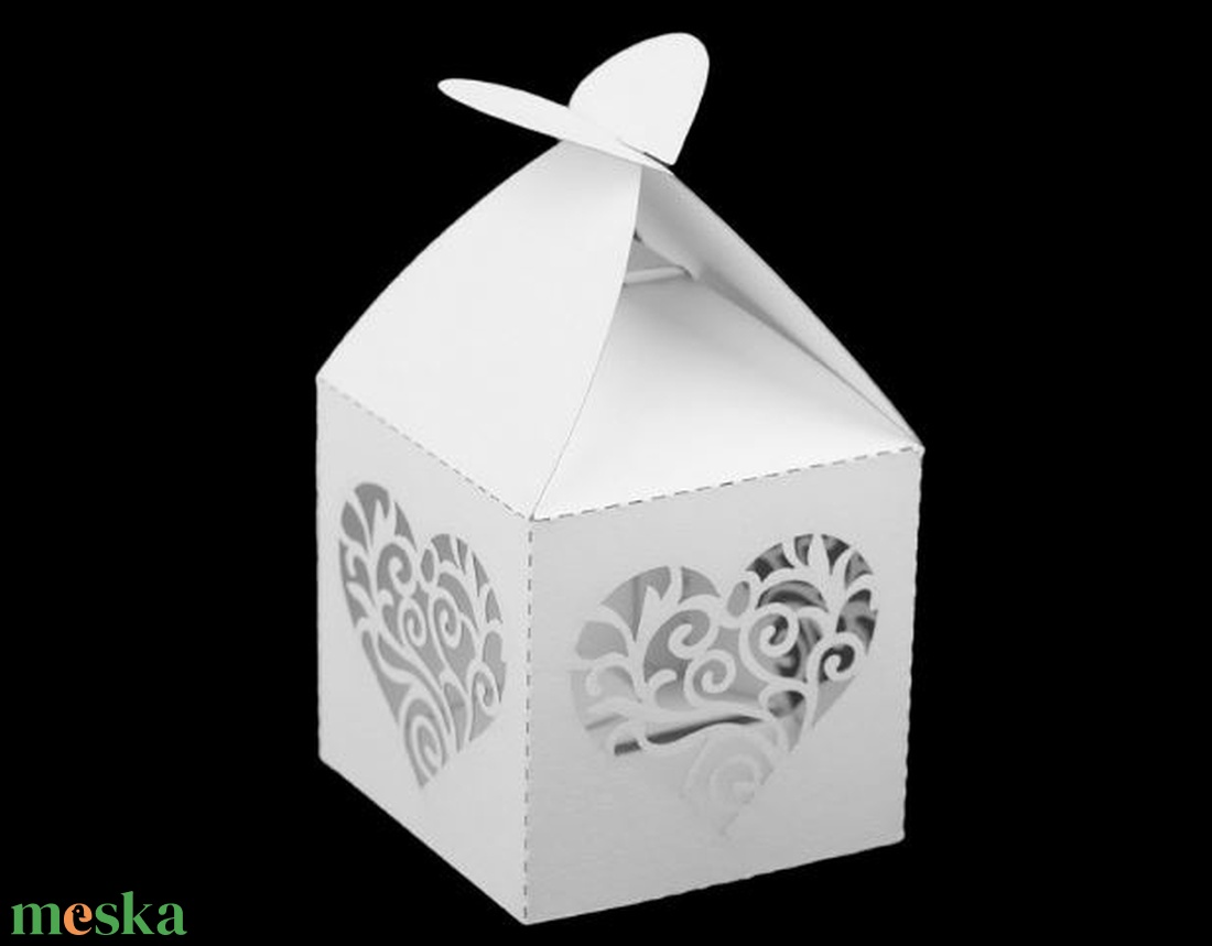 Szíves köszönetajándék dobozka  - esküvő - emlék & ajándék - doboz - Meska.hu