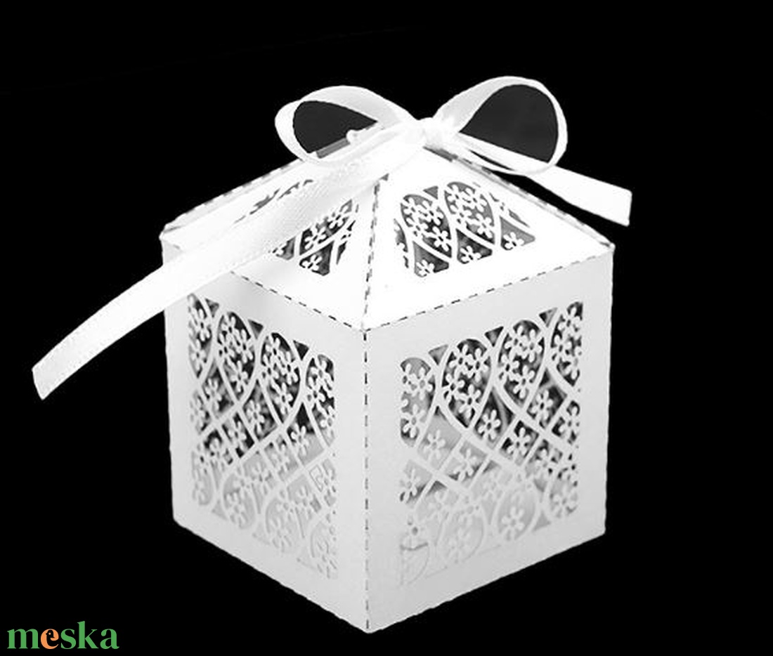 Virágos köszönetajándék dobozka - esküvő - emlék & ajándék - doboz - Meska.hu