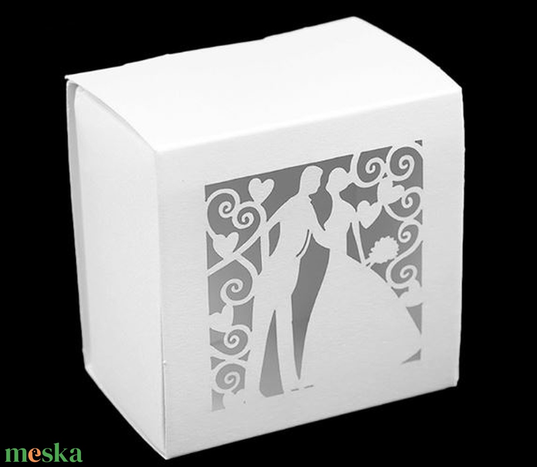 Esküvői köszönetajándék dobozka - esküvő - emlék & ajándék - doboz - Meska.hu