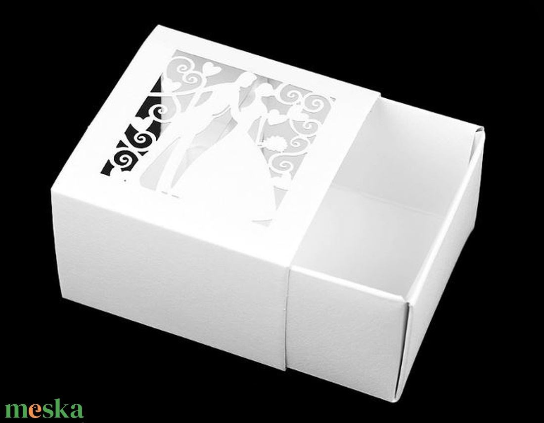 Esküvői köszönetajándék dobozka - esküvő - emlék & ajándék - doboz - Meska.hu