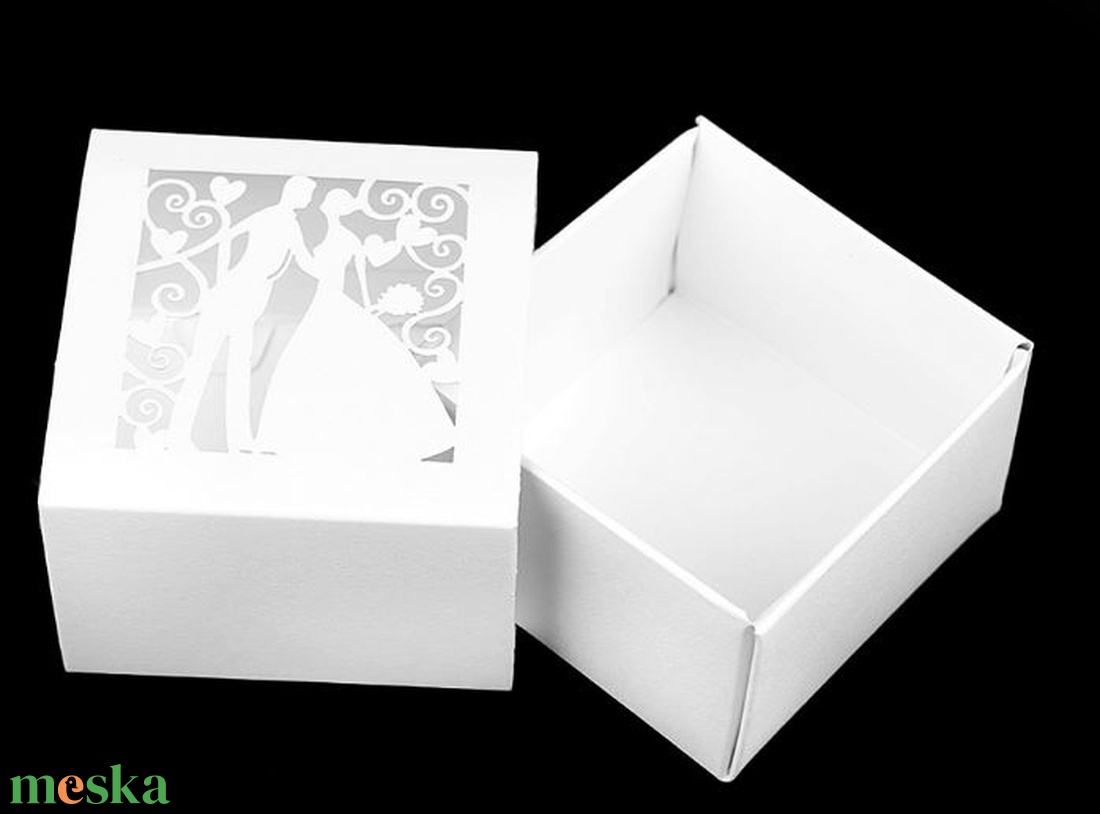 Esküvői köszönetajándék dobozka - esküvő - emlék & ajándék - doboz - Meska.hu