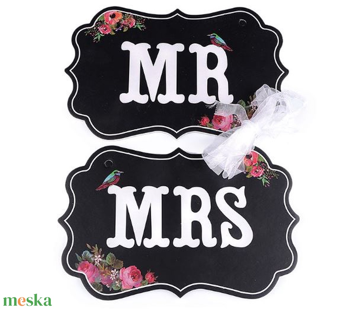 Mr és Mrs fotózási kellék - virágos - esküvő - dekoráció - tábla & jelzés - Meska.hu Mr és Mrs fotózási kellék - virágos - esküvő - dekoráció - tábla & jelzés - Meska.hu