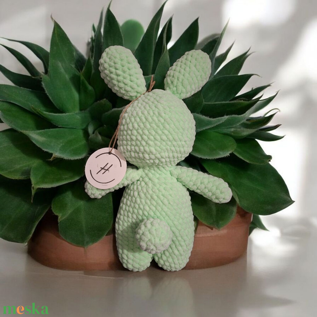 Amigurumi horgolt menta nyuszi - játék & sport - plüssállat & játékfigura - nyuszi - Meska.hu Amigurumi horgolt menta nyuszi - játék & sport - plüssállat & játékfigura - nyuszi - Meska.hu