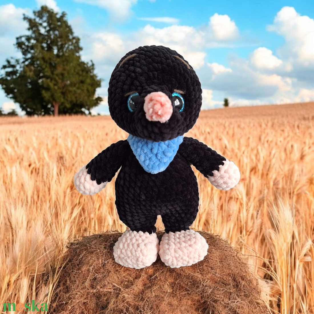 Amigurumi horgolt vakond - játék & sport - plüssállat & játékfigura - más figura - Meska.hu Amigurumi horgolt vakond - játék & sport - plüssállat & játékfigura - más figura - Meska.hu