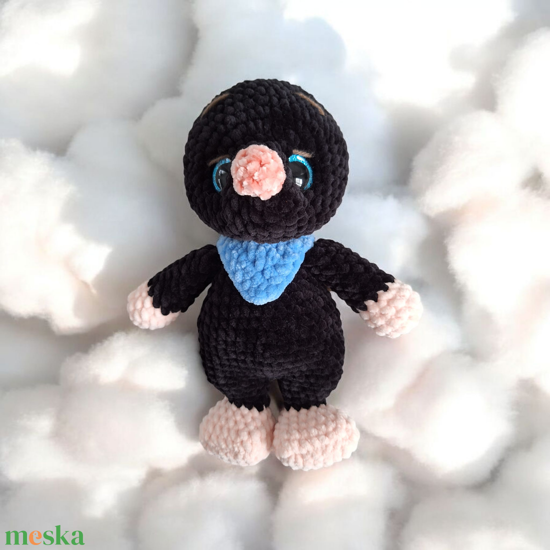 Amigurumi horgolt vakond - játék & sport - plüssállat & játékfigura - más figura - Meska.hu Amigurumi horgolt vakond - játék & sport - plüssállat & játékfigura - más figura - Meska.hu