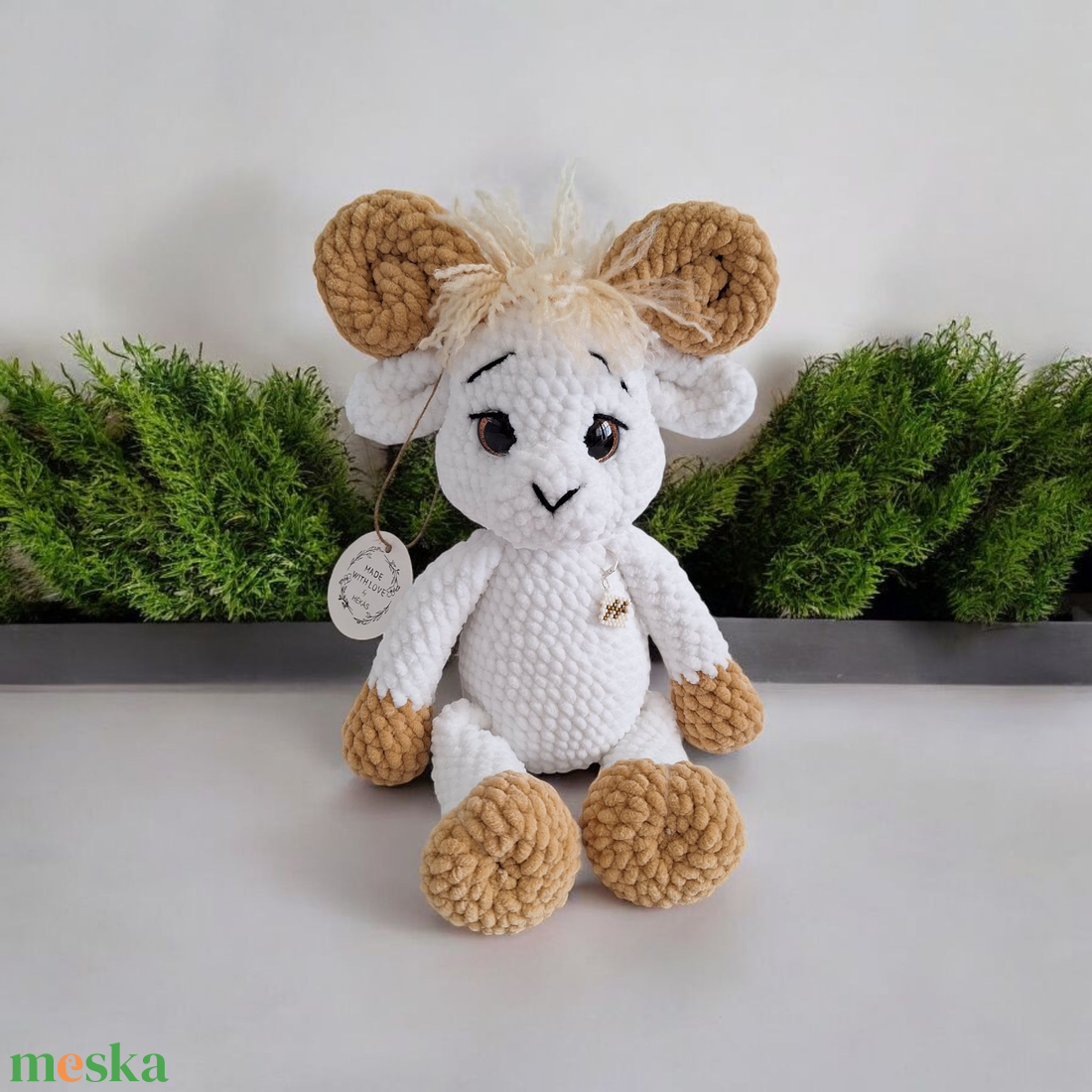 Amigurumi horgolt kecske vagy kos - játék & sport - plüssállat & játékfigura - más figura - Meska.hu Amigurumi horgolt kecske vagy kos - játék & sport - plüssállat & játékfigura - más figura - Meska.hu