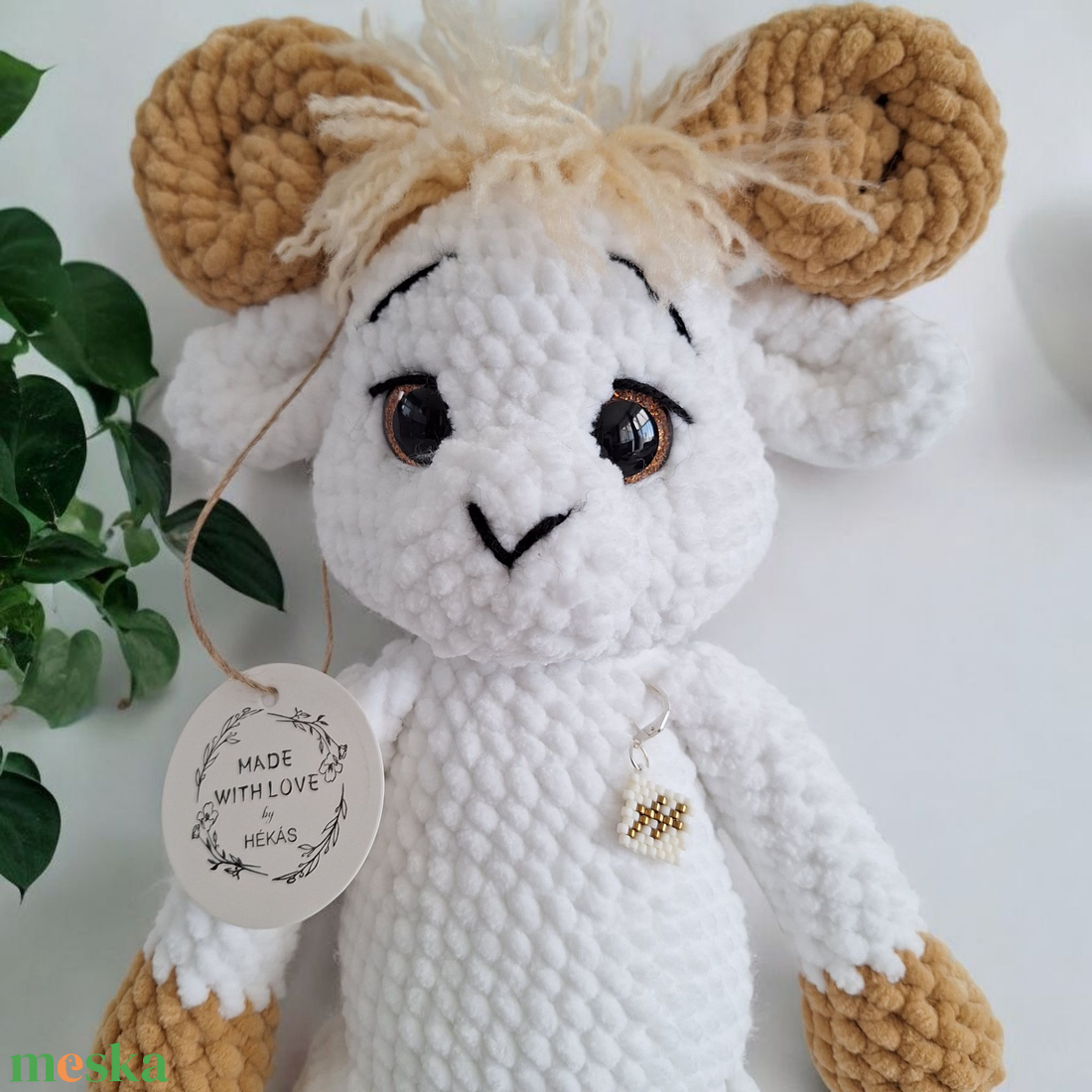 Amigurumi horgolt kecske vagy kos - játék & sport - plüssállat & játékfigura - más figura - Meska.hu Amigurumi horgolt kecske vagy kos - játék & sport - plüssállat & játékfigura - más figura - Meska.hu