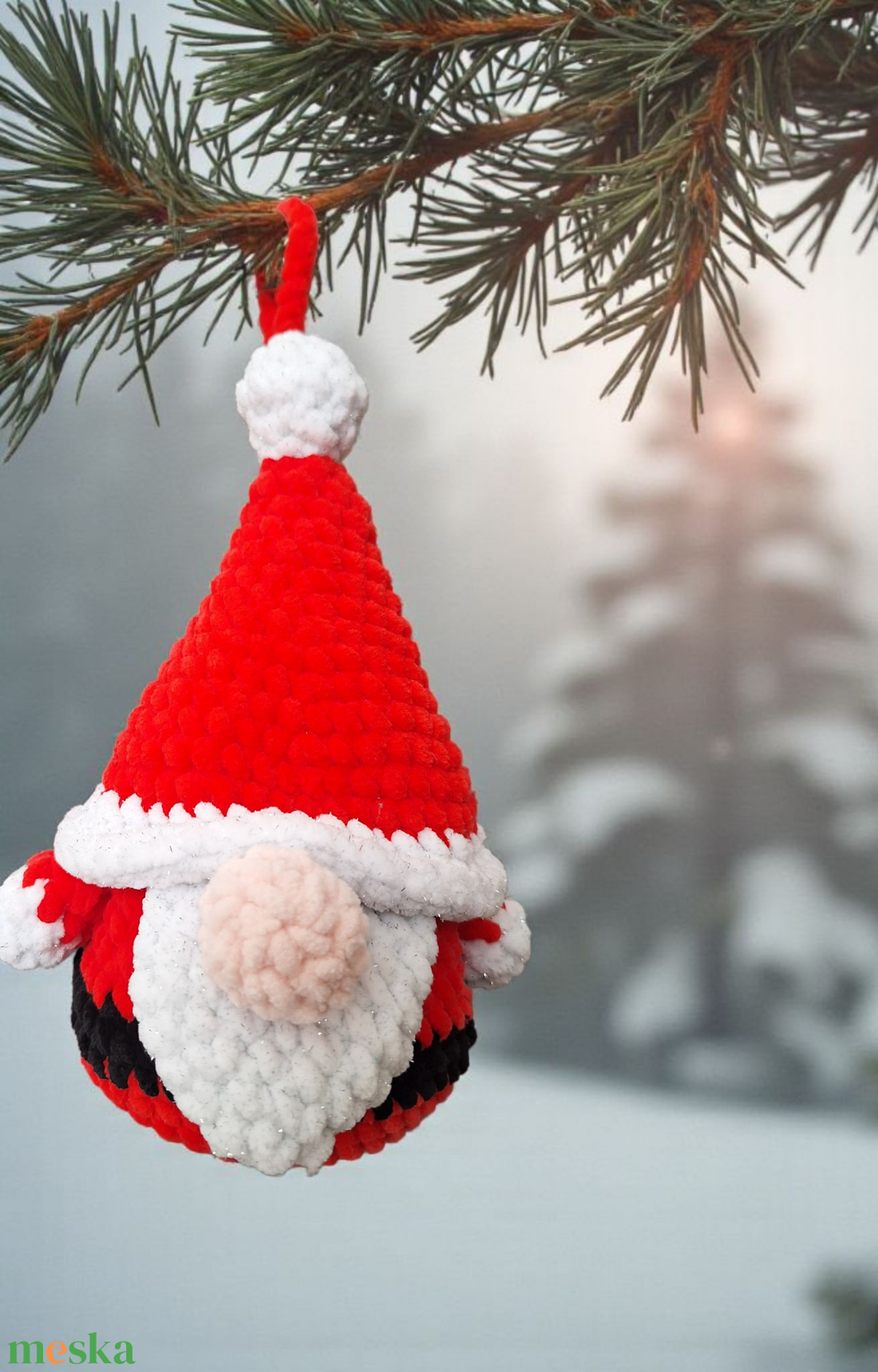 Horgolt mikulás manó  - otthon & életmód - dekoráció - manók - Meska.hu