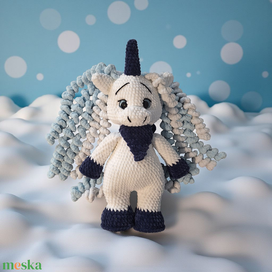 Unikornis amigurumi  - játék & sport - plüssállat & játékfigura - unikornis - Meska.hu