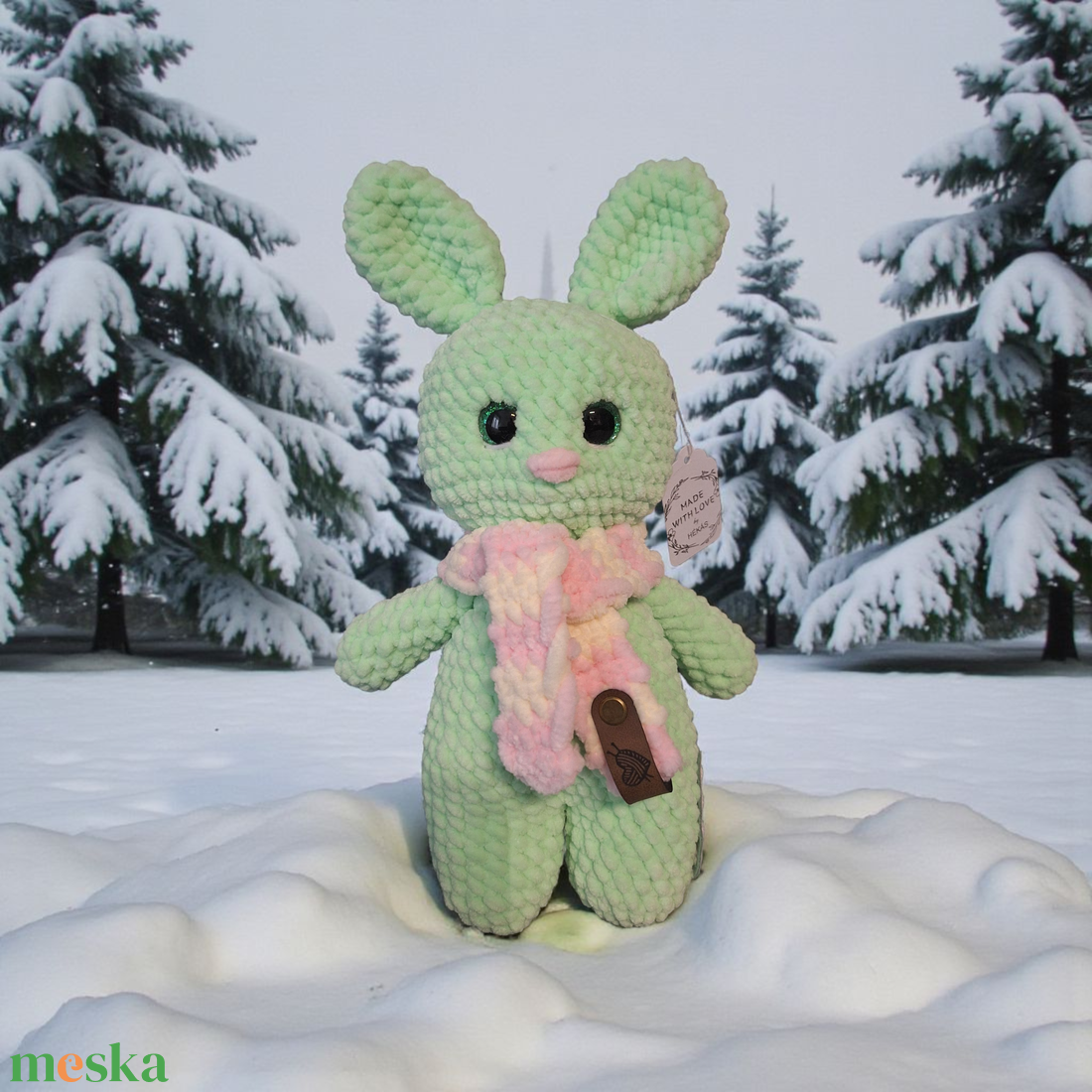 Fázós nyuszi - játék & sport - plüssállat & játékfigura - nyuszi - Meska.hu