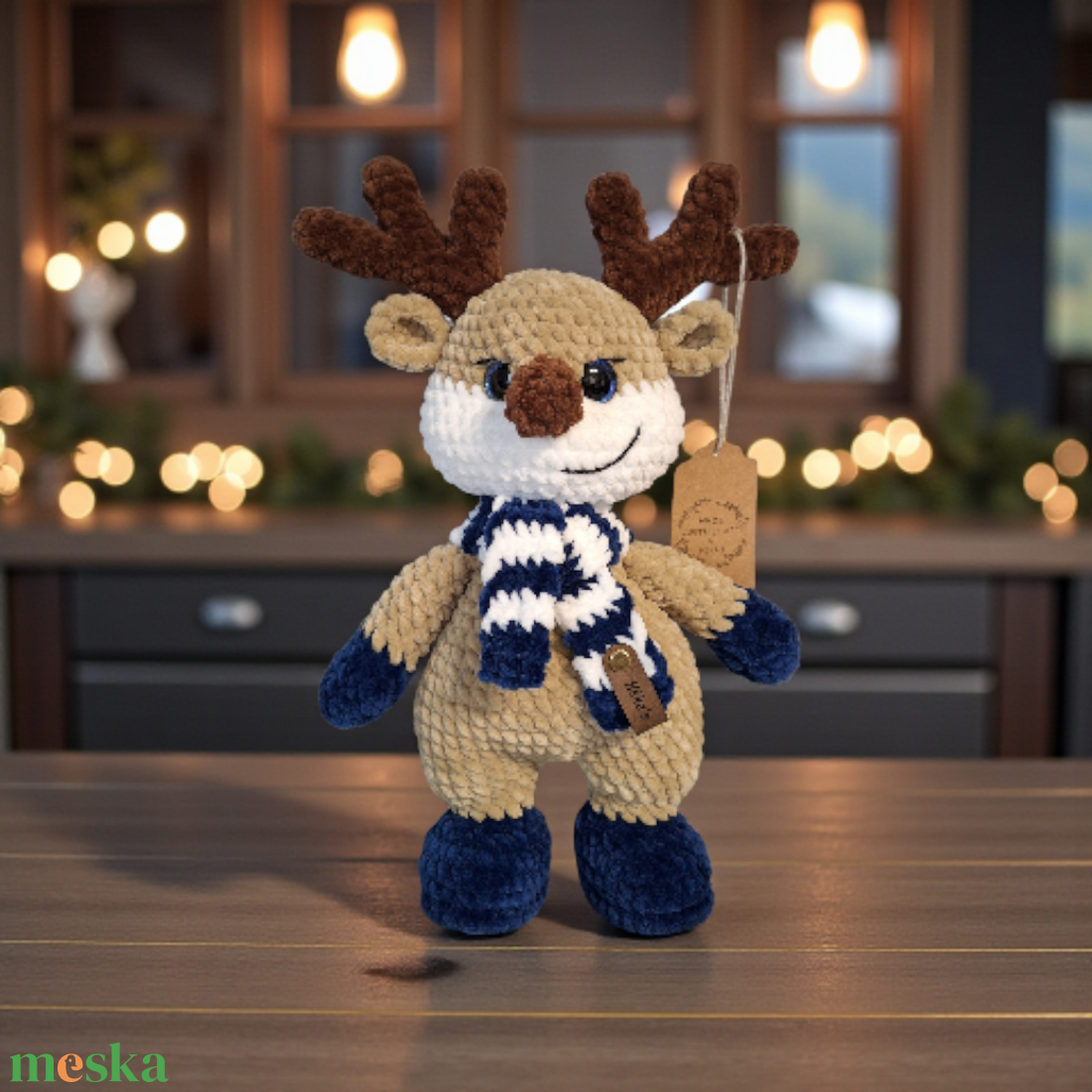 Horgolt rénszarvas  - játék & sport - plüssállat & játékfigura - más figura - Meska.hu