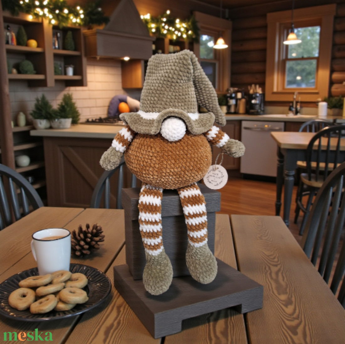 Horgolt amigurumi manó  - otthon & életmód - dekoráció - manók - Meska.hu