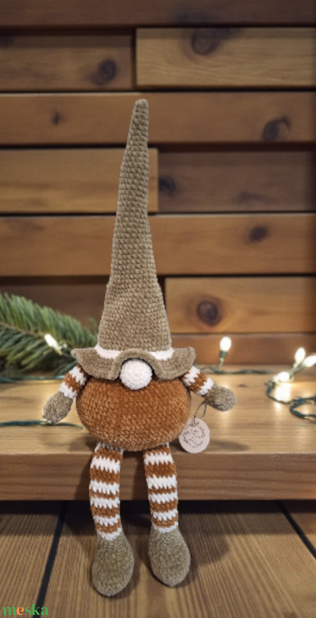 Horgolt amigurumi manó  - otthon & életmód - dekoráció - manók - Meska.hu