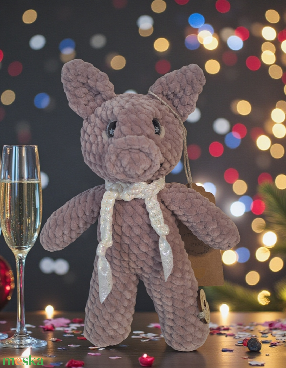 Amigurumi horgolt szerencse malac  - játék & sport - plüssállat & játékfigura - malac - Meska.hu