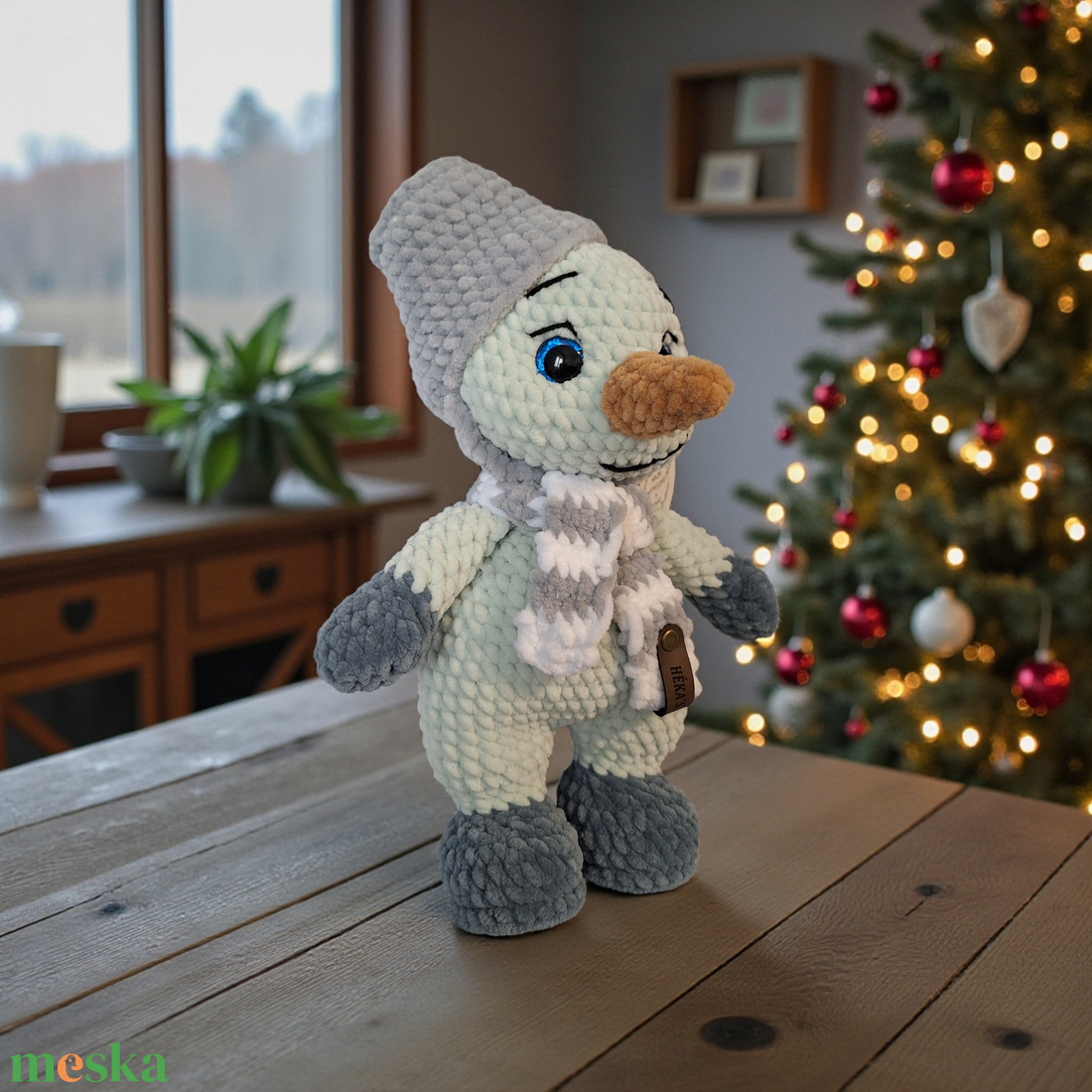 Horgolt Hóember  - játék & sport - plüssállat & játékfigura - más figura - Meska.hu