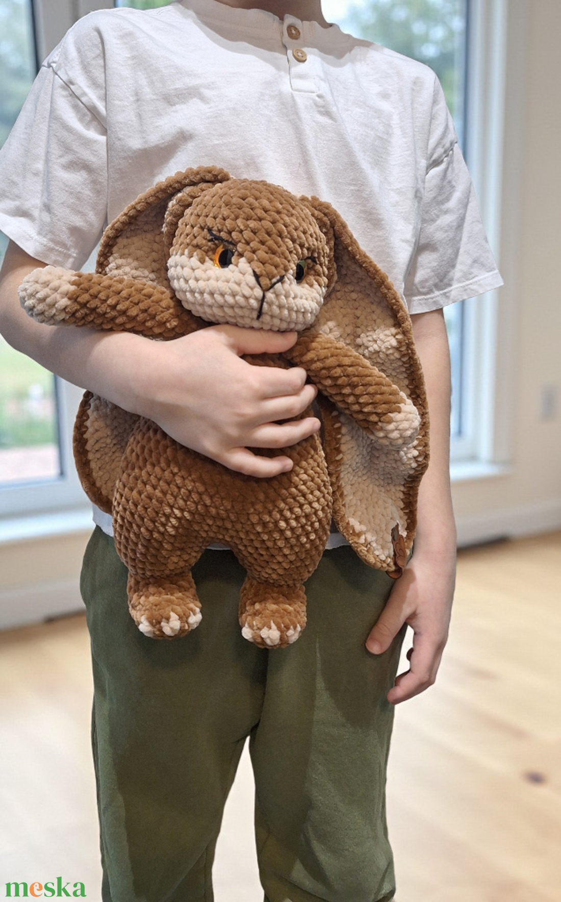 Horgolt nyuszi  - játék & sport - plüssállat & játékfigura - nyuszi - Meska.hu