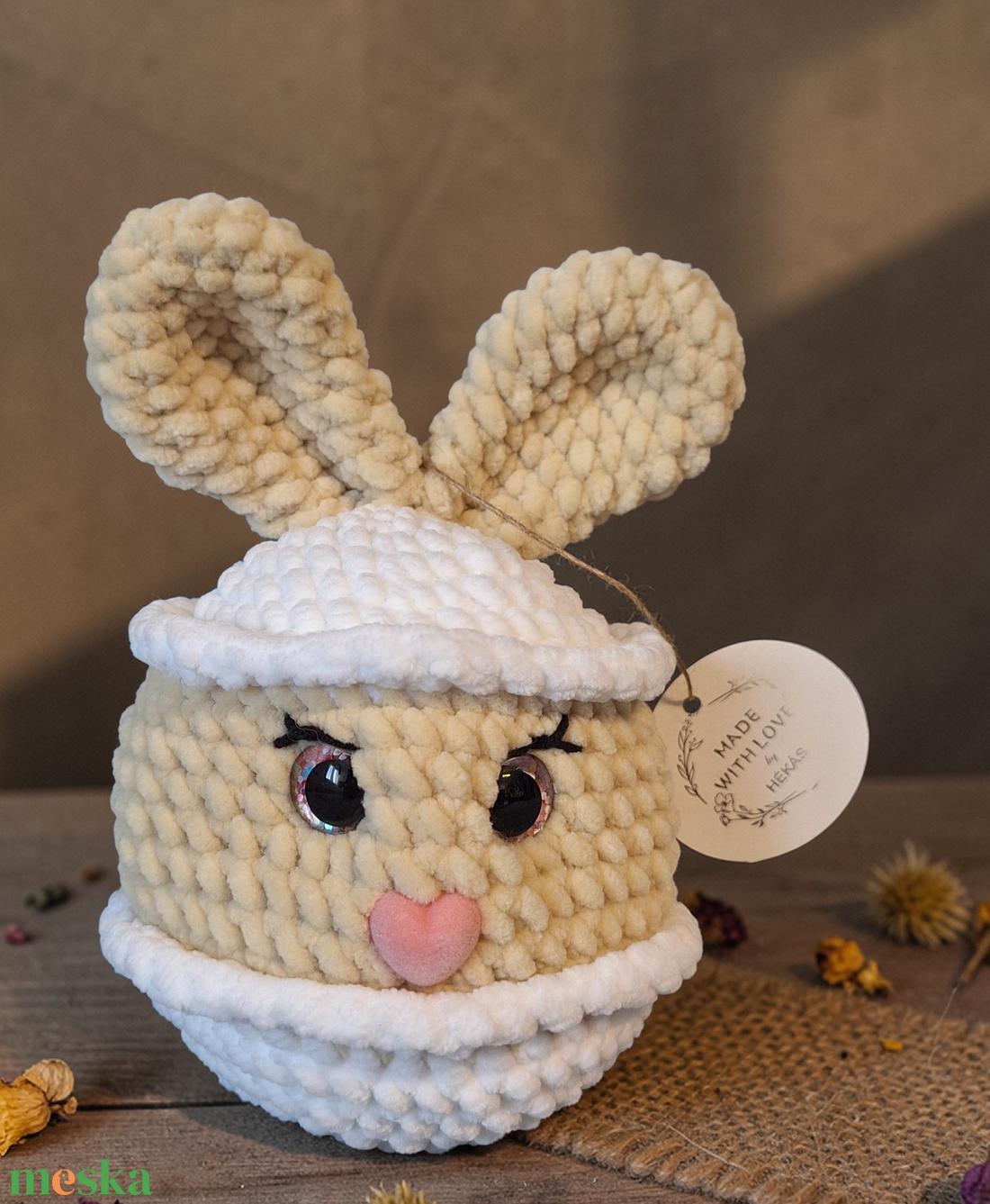 Horgolt csibenyuszi - játék & sport - plüssállat & játékfigura - nyuszi - Meska.hu