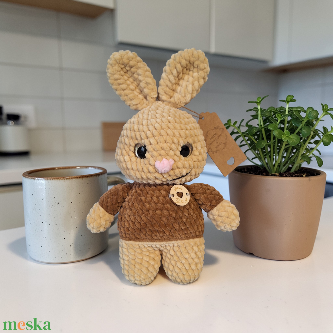 Horgolt amigurumi nyuszi - játék & sport - plüssállat & játékfigura - nyuszi - Meska.hu