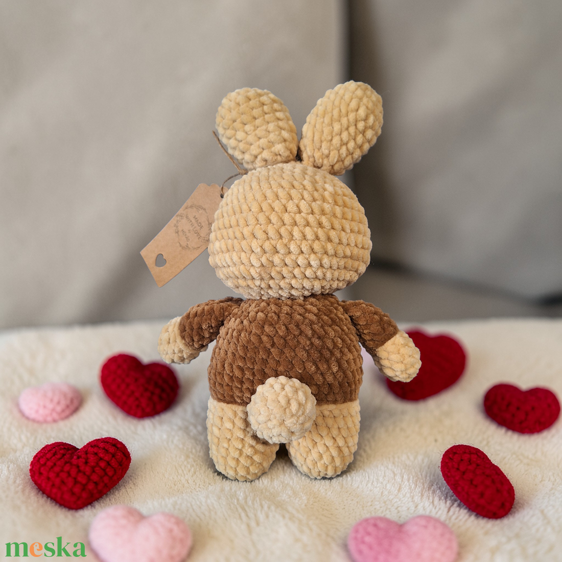 Horgolt amigurumi nyuszi - játék & sport - plüssállat & játékfigura - nyuszi - Meska.hu