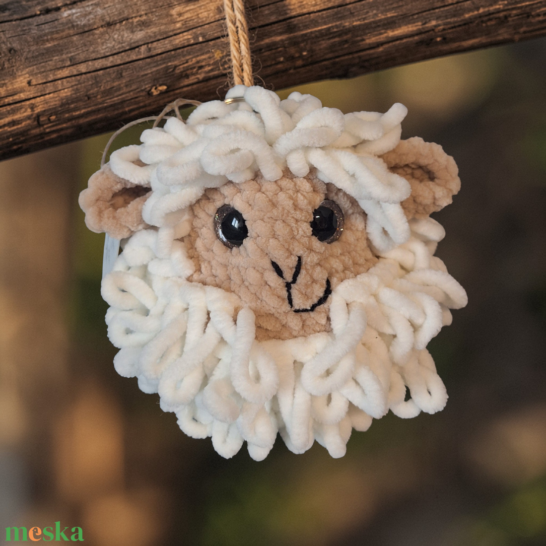 Horgolt szőrmók bari - táska & tok - kulcstartó & táskadísz - kulcstartó - Meska.hu