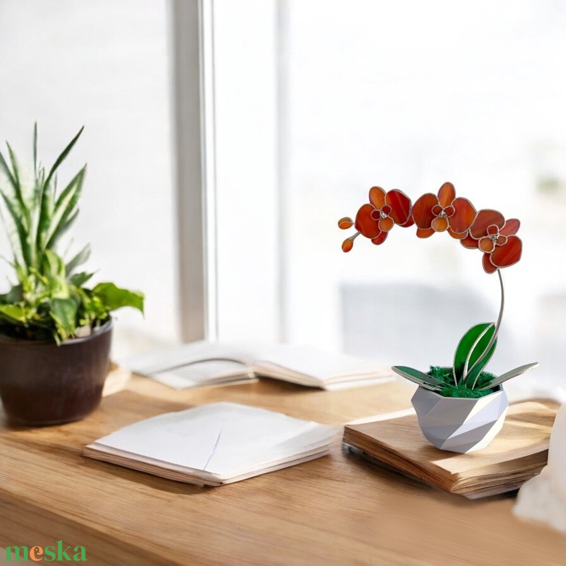 Üveg orchidea - Gondozásmentes örökvirág - otthon & életmód - dekoráció - virágdísz és tartó - csokor & virágdísz - Meska.hu Üveg orchidea - Gondozásmentes örökvirág - otthon & életmód - dekoráció - virágdísz és tartó - csokor & virágdísz - Meska.hu