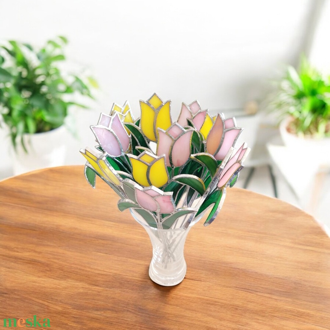 Tulipán szál üveg örökvirág - Rózsaszín - otthon & életmód - dekoráció - virágdísz és tartó - csokor & virágdísz - Meska.hu Tulipán szál üveg örökvirág - Rózsaszín - otthon & életmód - dekoráció - virágdísz és tartó - csokor & virágdísz - Meska.hu