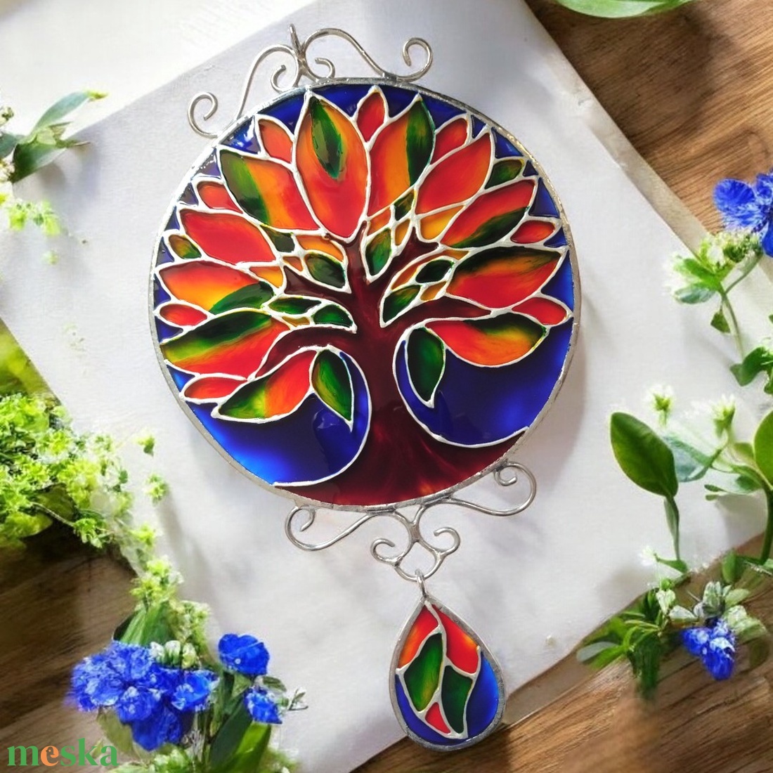 Életfa Mandala - Festett üveg ablakdekoráció - otthon & életmód - dekoráció - spiritualitás - mandala - Meska.hu Életfa Mandala - Festett üveg ablakdekoráció - otthon & életmód - dekoráció - spiritualitás - mandala - Meska.hu