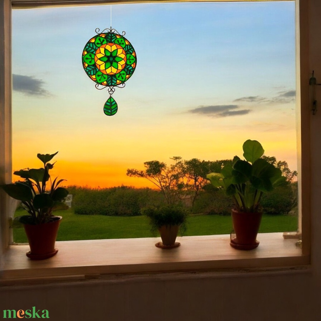 Boldogság Mandala - Házavató ajándék - otthon & életmód - dekoráció - spiritualitás - mandala - Meska.hu