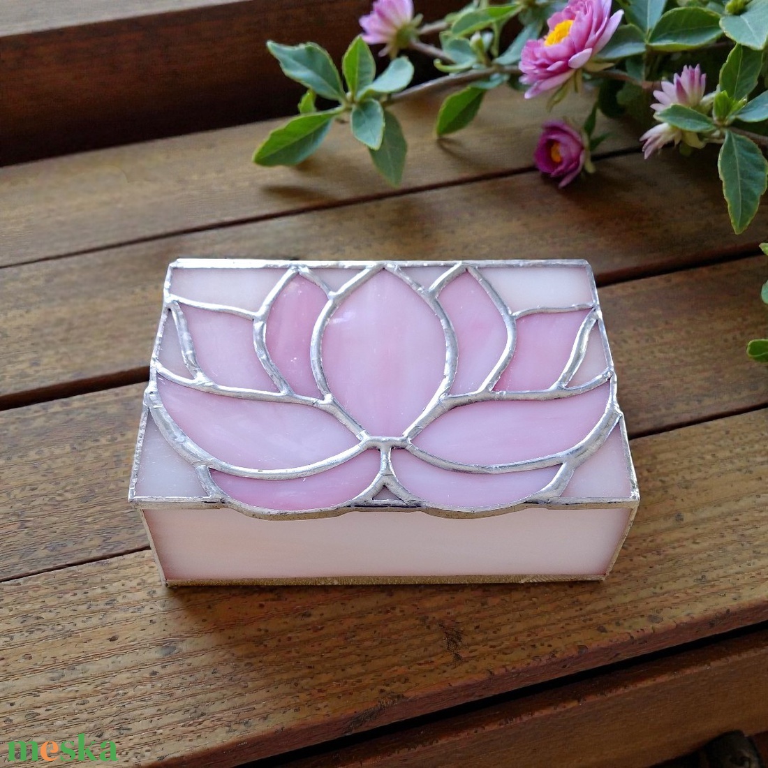 Ballagási pénzátadó doboz - Rózsaszín lótusz - otthon & életmód - papír, írószer - ajándékozás kellékei - pénzátadó doboz - Meska.hu