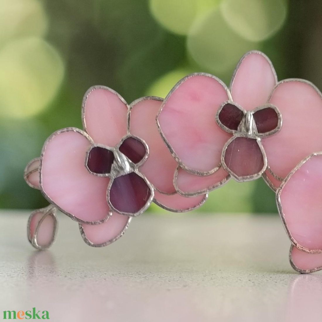 Örömanya szülőköszöntő - Orchidea üveg örökvirág - esküvő - emlék & ajándék - szülőköszöntő ajándék - Meska.hu