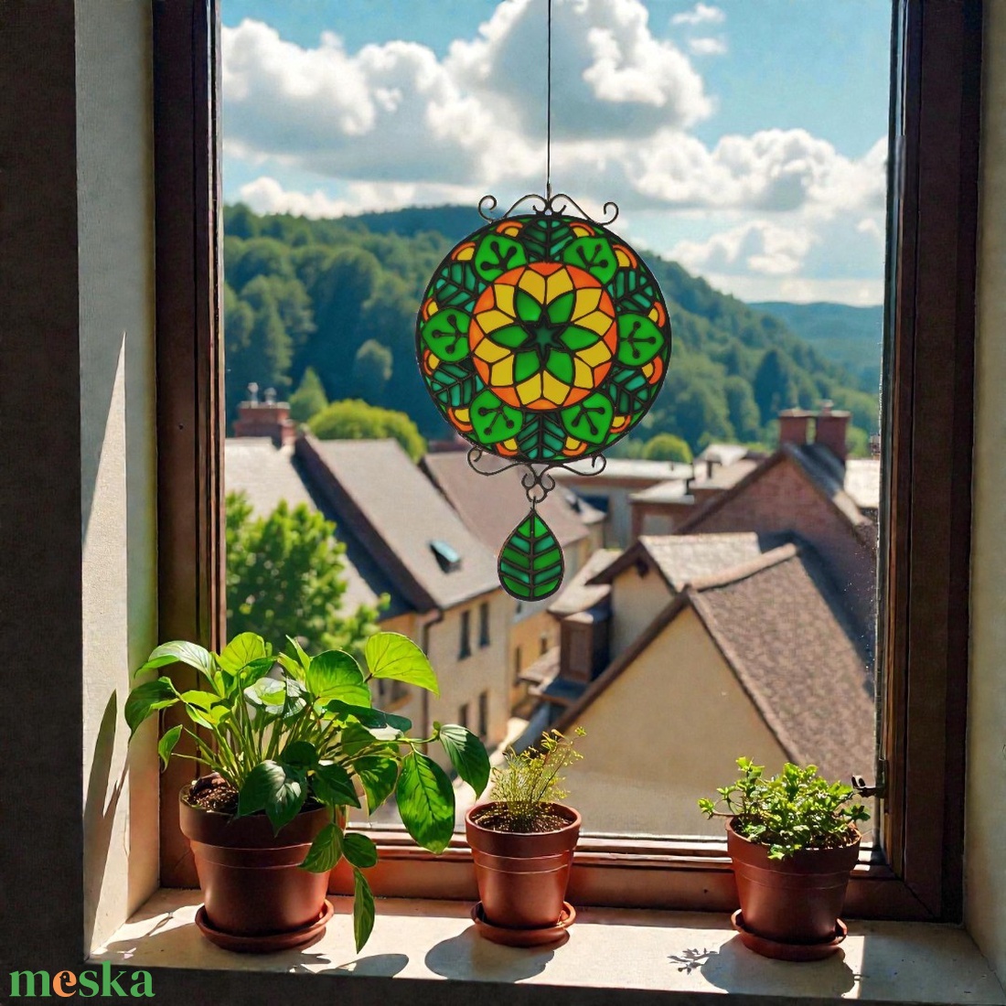 Boldogság Mandala - Házavató ajándék - otthon & életmód - dekoráció - spiritualitás - mandala - Meska.hu
