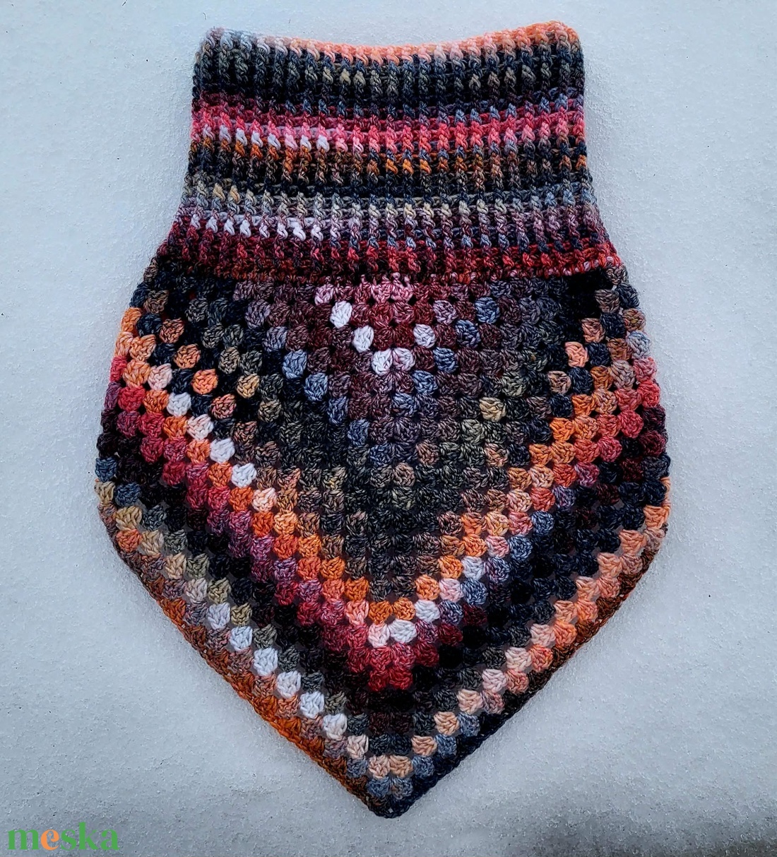 Horgolt nyakmelegítő - ruha & divat - sál, sapka, kendő - sál - Meska.hu