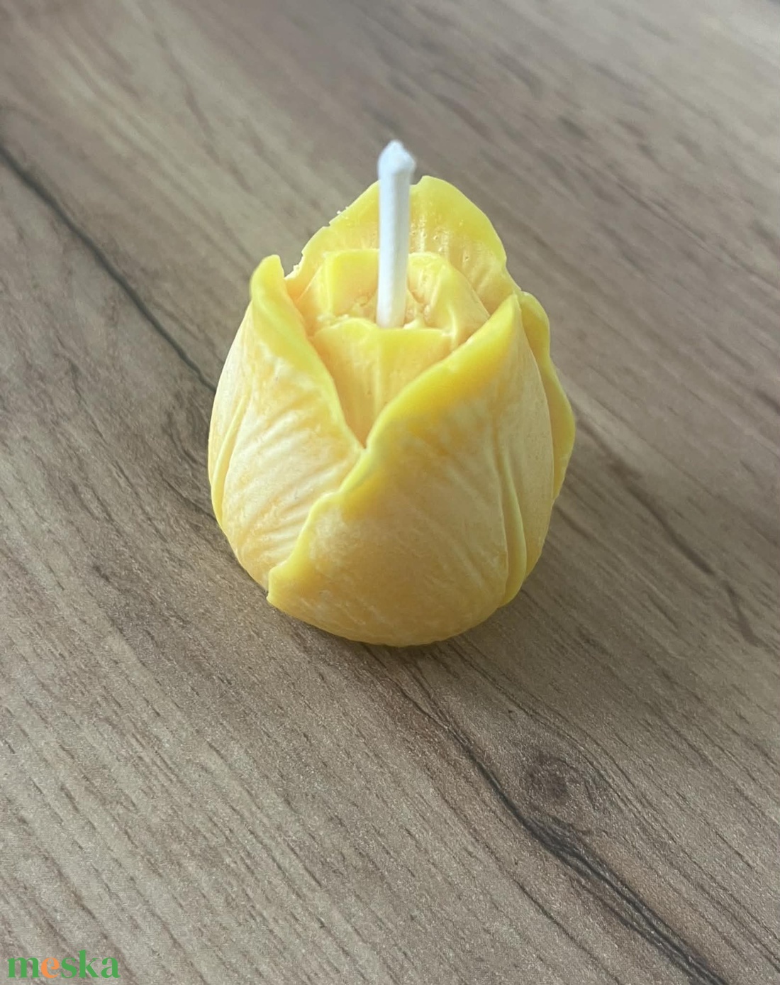 Tulipán formájú illatgyertya - kellékek & szerszámok - dekorációs kellékek - dekorációs gyertya - Meska.hu