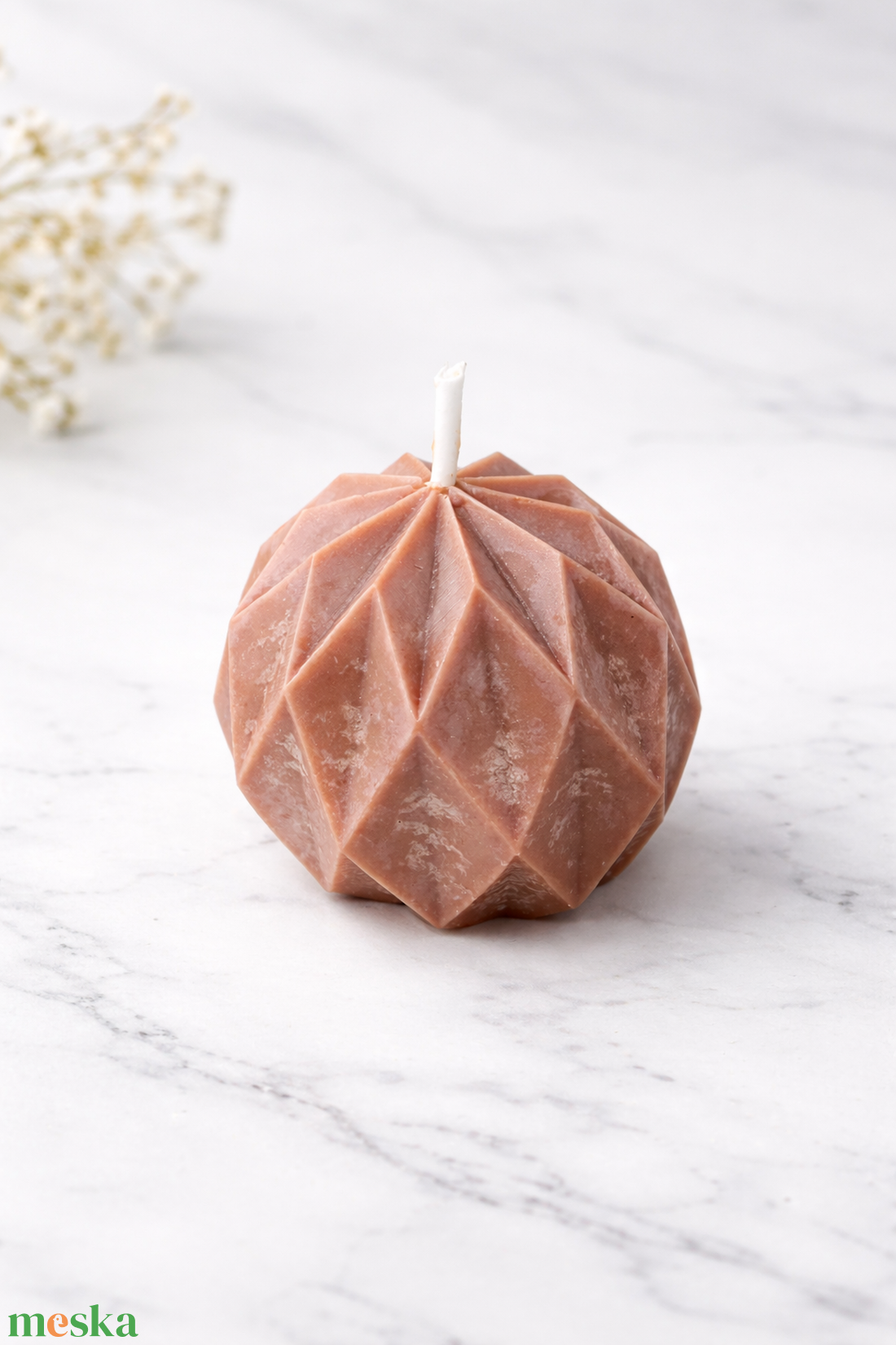 Geometrikus gyertya  - kellékek & szerszámok - dekorációs kellékek - dekorációs gyertya - Meska.hu