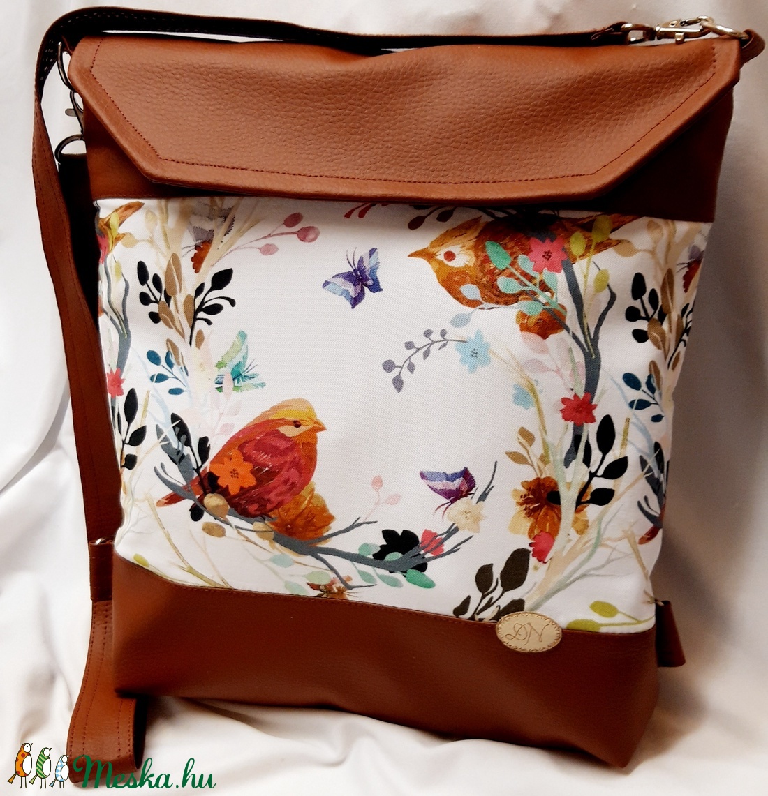 Textilbőr 3 funkciós táska-háti,oldal,válltáska -  - Meska.hu