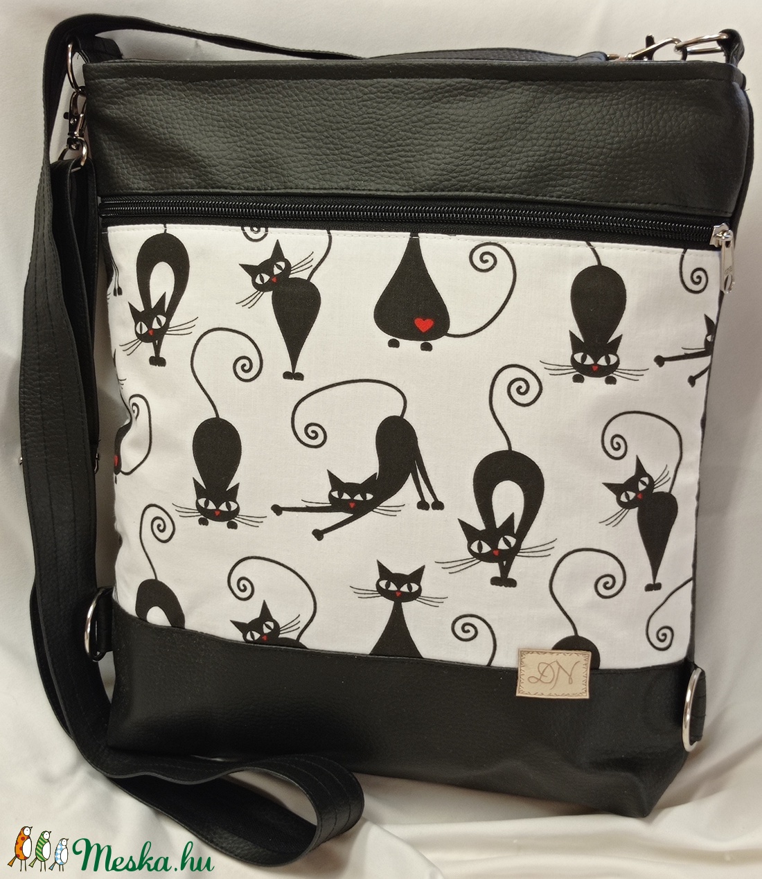 Textilbőr 3funkciós táska - táska & tok - variálható táska - Meska.hu