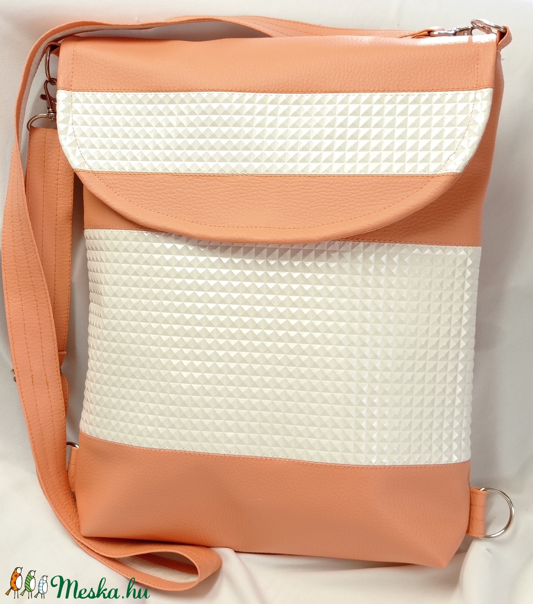 Textilbőr 3funkciós táska - táska & tok - variálható táska - Meska.hu