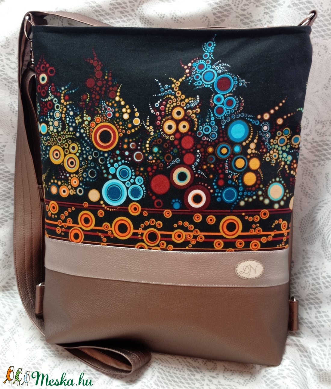 Textilbőr 3funkciós táska - táska & tok - variálható táska - Meska.hu