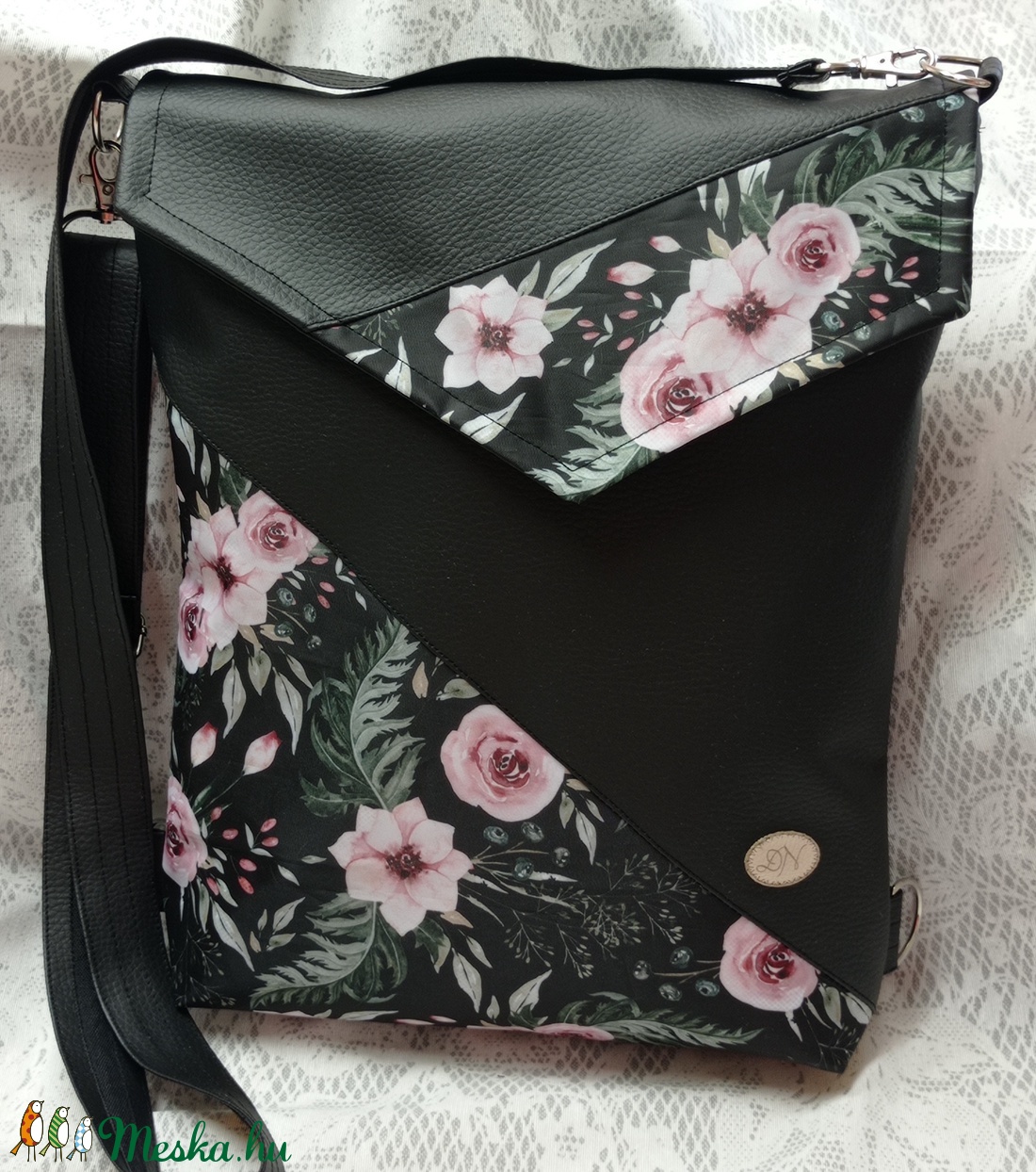 Textilbőr 3funkciós táska - táska & tok - variálható táska - Meska.hu