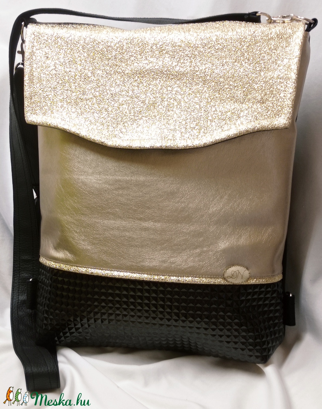 Textilbőr 3funkciós táska - táska & tok - variálható táska - Meska.hu