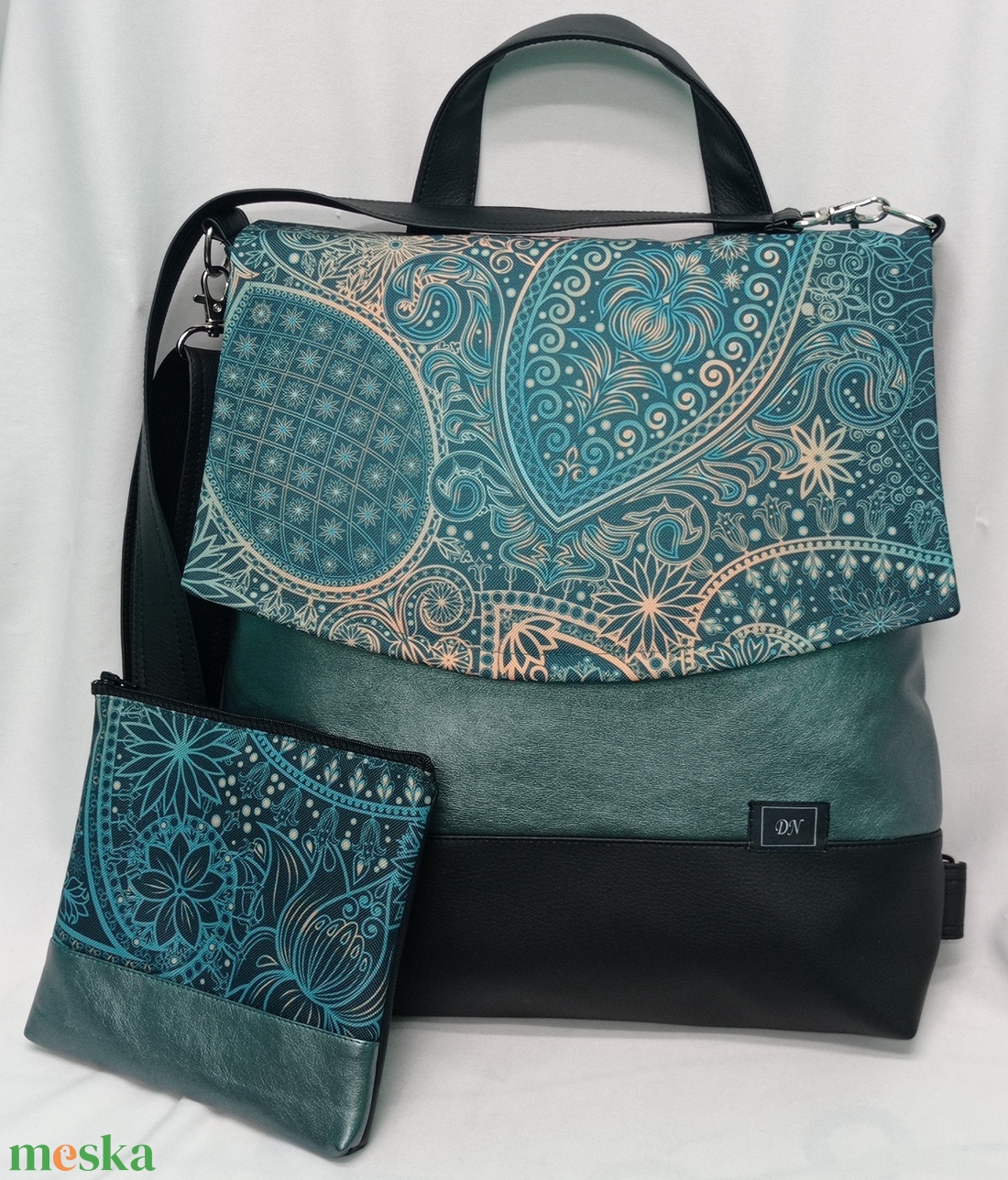 Textilbőr 4funkciós táska - táska & tok - variálható táska - Meska.hu