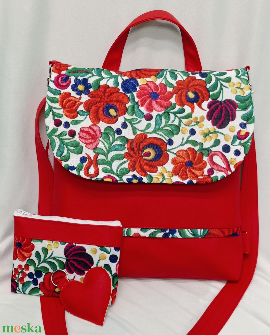 Textilbőr 4funkciós táska+neszesszer - táska & tok - variálható táska - Meska.hu